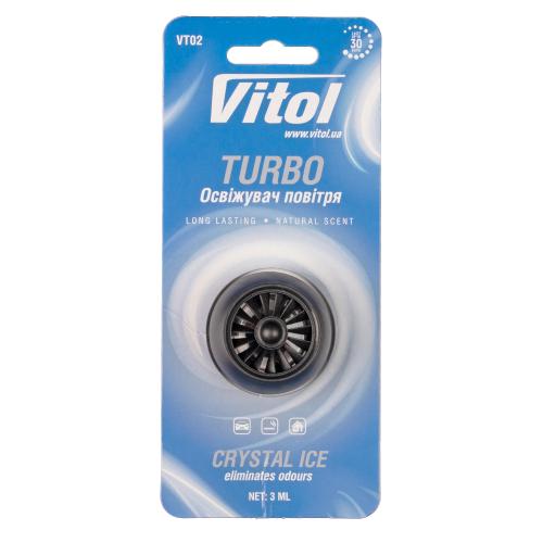 Освіжувач повітря Vitol Turbo Crystal Ice