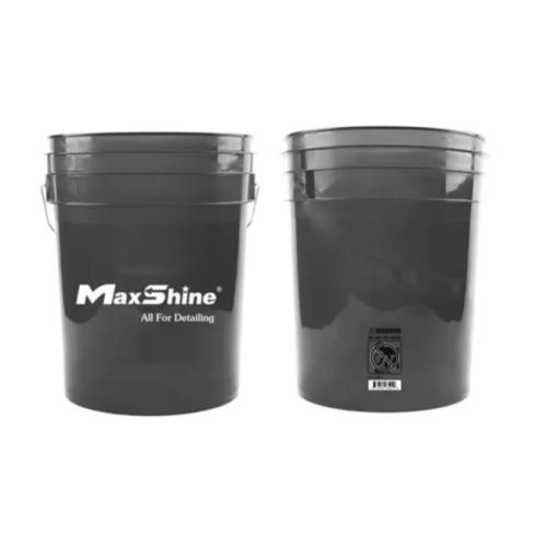 Відро для мийки прозоре чорне MaxShine Detailing Bucket, 20 л