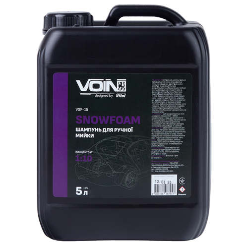 Шампунь для ручної мийки (2а фаза) VOIN SnowFoam 1:10 5л (pH7)