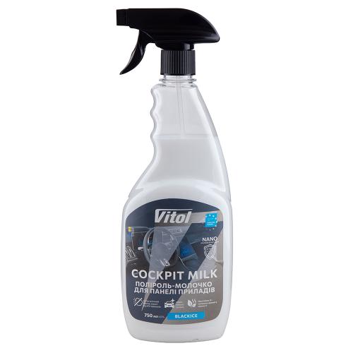 Поліроль-молочко для панелі приладів VITOL 750мл BlackIce