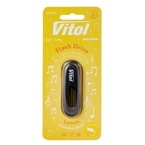 Освіжувач повітря Vitol Flash Drive Lemon