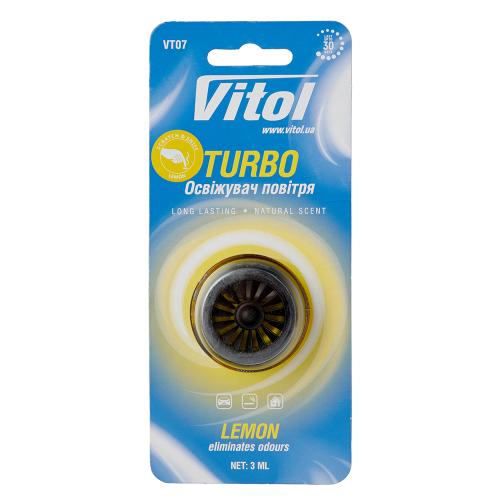 Освіжувач повітря Vitol Turbo Lemon