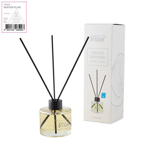 Аромадифузор VITOL Home Sticks Winter Plum 130 мл