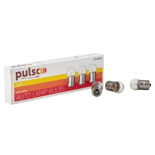Лампа PULSO/габаритна S25/BA15s/R5W 24В 5Вт clear/1 конт