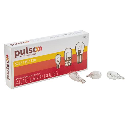 Лампа PULSO/габаритна T15/W2.1x9.5d/W16W 12В/16Вт clear/1 конт