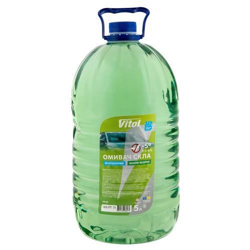 Омивач скла всесезонний VITOL "-5" Яблуко 5л