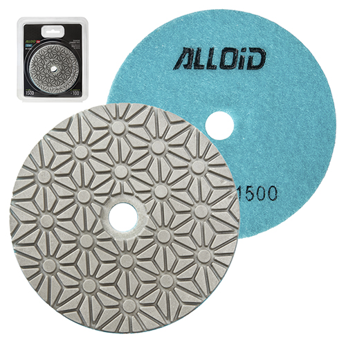 Alloid Pro. Круг алмазний шліфувальний на липучці STAR 100 мм, зерно 1500