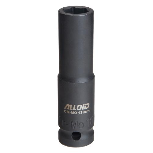 Торцева головка ударна глибока 1/2"DR, 13 мм. Alloid. GUG-51113