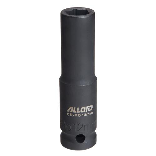 Торцева головка ударна глибока 1/2"DR, 12 мм. Alloid. GUG-51112