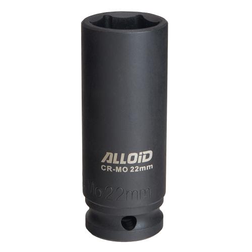 Торцева головка ударна глибока 1/2"DR, 22 мм. Alloid. GUG-51122