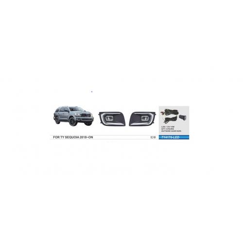 Фари дод. модель Toyota Sequoia 2017-/TY-4176L/LED-12V6W/eл.проводка