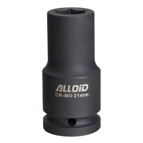 Торцева головка ударна глибока 3/4"DR, 21 мм. Alloid. GUG-71121