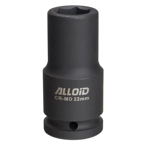 Торцева головка ударна глибока 3/4"DR, 22 мм. Alloid. GUG-71122