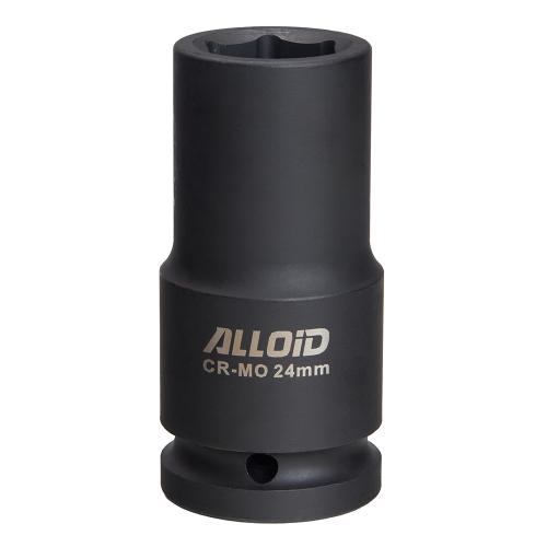 Торцева головка ударна глибока 3/4"DR, 24 мм. Alloid. GUG-71124
