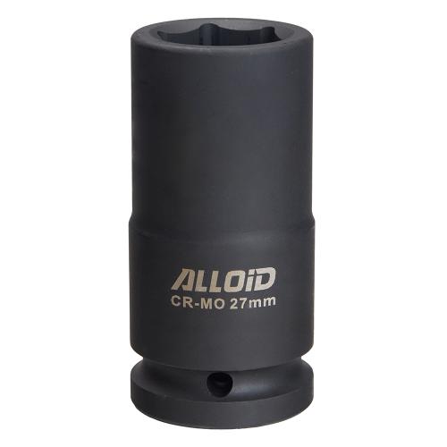 Торцева головка ударна глибока 3/4"DR, 27 мм. Alloid. GUG-71127