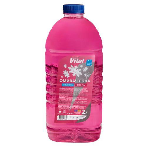 Омивач скла зимовий VITOL "-12" Бабл Гам 2л