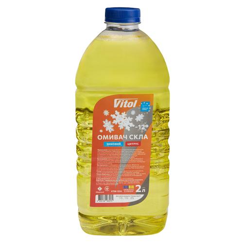 Омивач скла зимовий VITOL "-12" Цитрус 2л