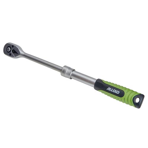 Тріскачка телескопічна 3/8" 72 зубчика. 230-330 мм. Alloid