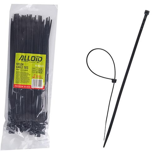 Хомут пластиковий Alloid 3.6 х 250 100 шт./уп. чорний