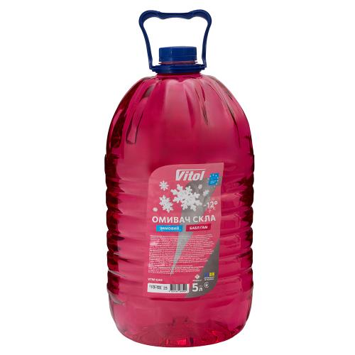 Омивач скла зимовий VITOL "-12" Бабл Гам 5л