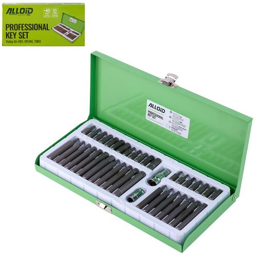 Набір біт (насадок до викруток) шестиганних, SPLINE,TORX 40 пред