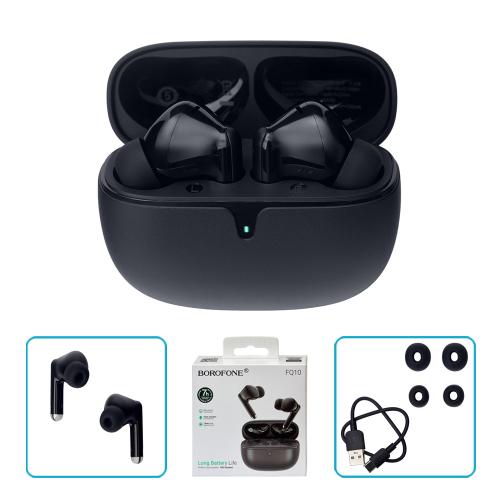 Навушники бездротові TWS BOROFONE FQ10 Black, bluetooth 5.4