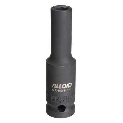 Торцева головка ударна глибока 1/2"DR, 8 мм. Alloid. GUG-51108