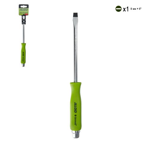 Викрутка ударна шліцьова SL8*150 мм Alloid