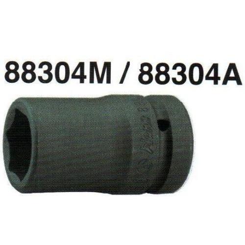 Головка ударна глибока 1"DR 6-ган.30мм (L-80мм) (88304M-30) HANS